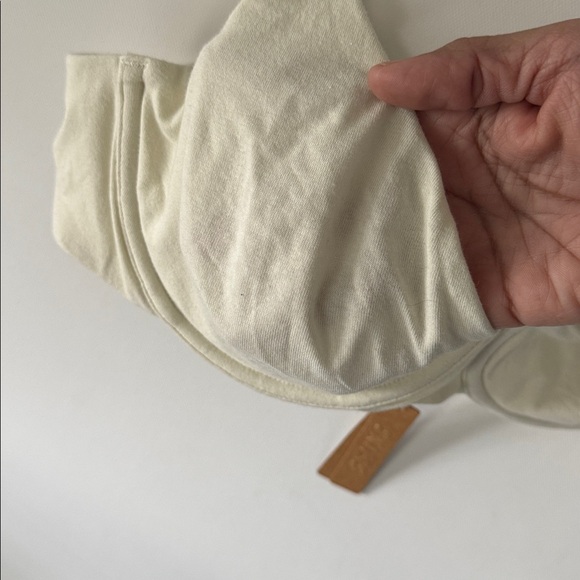SKIMS Bra Cotton Jersey Underwire Size 36DD Color is Bone - Picture 2 of 6